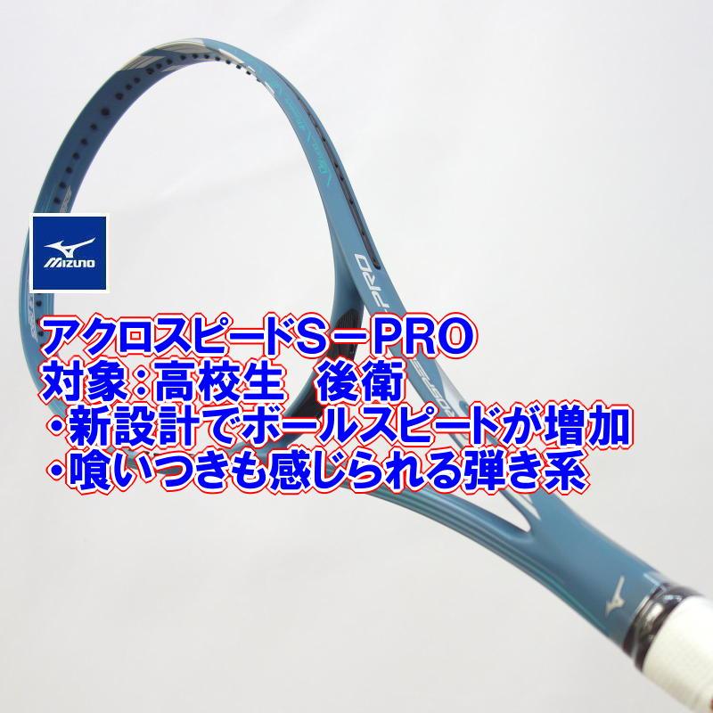 MIZUNO ACROSPEED S-PRO(グレイッシュブルー) (張人張り上げオプション 