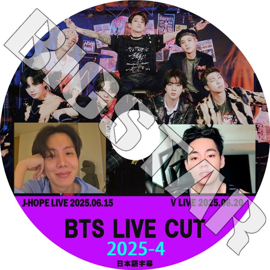 K-POP DVD バンタン 2025 V LIVE CUT #4 J-HOPE/ 2025.06.15