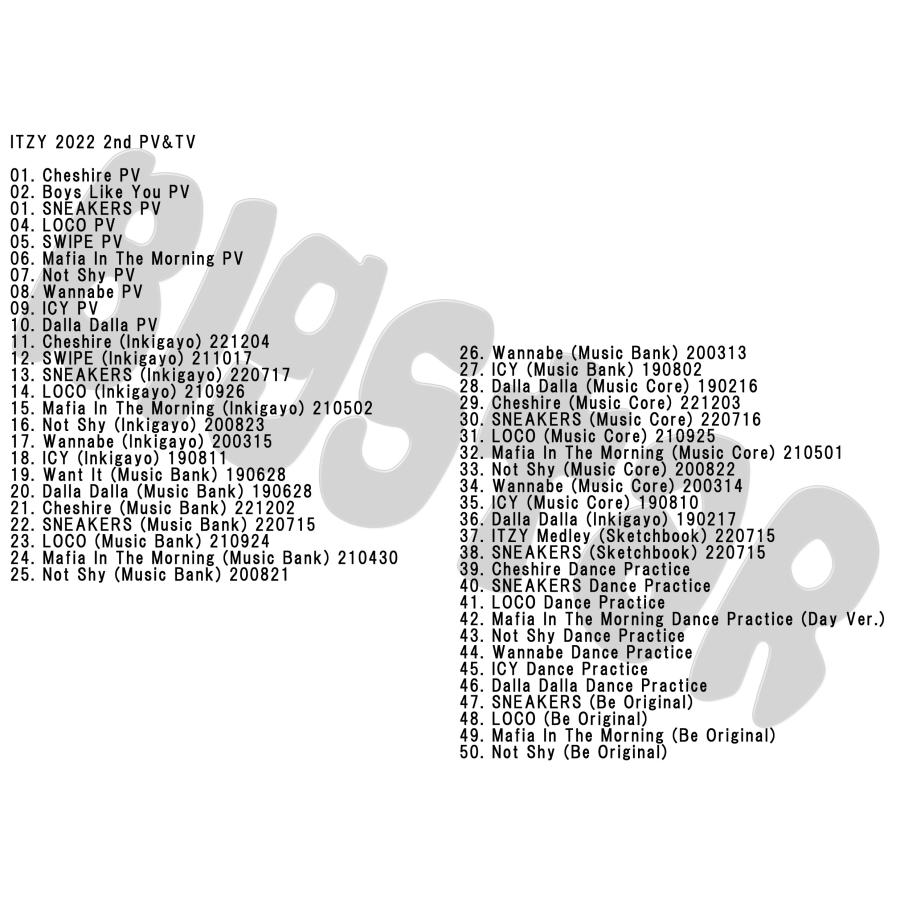 K-POP DVD ITZY 2024 PV/TV Collection - Mr. Vampire  イッジ イェジ リア リュジン チェリョン ユナ KPOP DVD｜bigstar-shop｜02