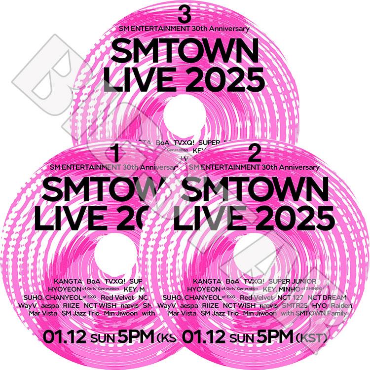 K-POP DVD 2025 SMTOWN LIVE IN SEOUL 3枚SET 2025.01.12 K-POP DVD 2025 SMTOWN LIVE IN SEOUL 3枚SET 2025.01.12