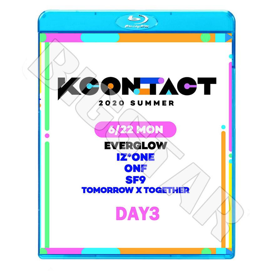 Blu-ray KCONTACT 2020 SUMMER DAY 3 2020.06.22 LIVE コンサート ブルーレイ KPOP DVD メール便は2枚まで｜bigstar-shop