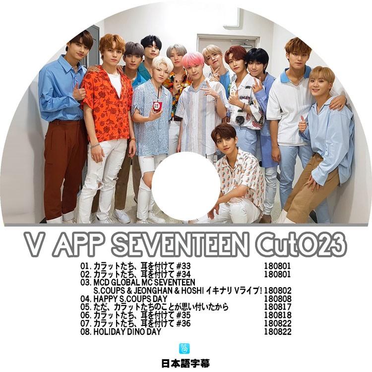 K-POP DVD SEVENTEEN V LIVE CUT-23 日本語字幕あり セブンティーン 