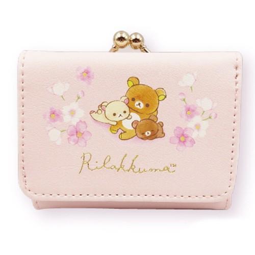 リラックマ リラックマさくらシリーズ コンパクト財布 さくら ピンク Mrk 377 177 3232 ビッグスターネットショップ 通販 Yahoo ショッピング