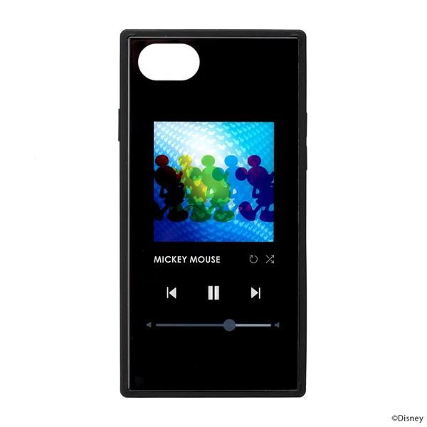 □ ディズニー iPhone SE（第2世代） iPhone8 /7 /6s /6 専用 ガラスハイブリッドケース ミッキーマウス/ブラック　PG-DGT20M01MKY (メール便送料無料)｜bigstar｜03