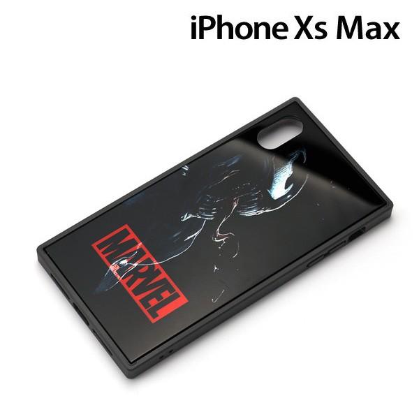 □ MARVEL iPhone XS Max（6.5インチ）用 ガラスハイブリットケース ヴェノム　PG-DCS637VEN (メール便送料無料)｜bigstar