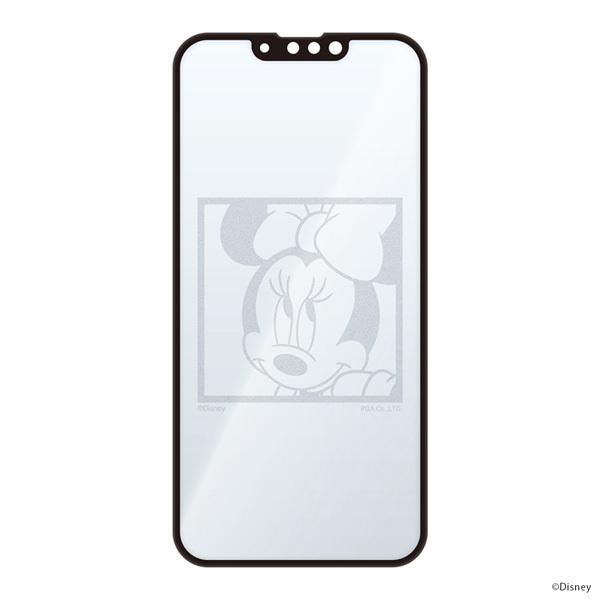ディズニー iPhone 13/13 Pro用 抗菌液晶全面保護ガラス ミニーマウス PG-DGL21K02MNE (メール便送料無料)｜bigstar｜03