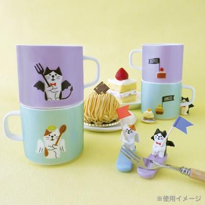 Decole デコレ Concombre 猫天使と猫デビル ペアマグカップ Zcb 37471 373 374712 ビッグスターネットショップ 通販 Yahoo ショッピング
