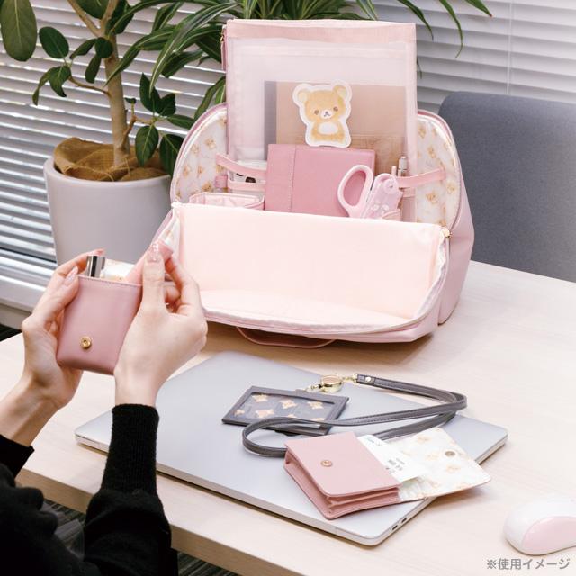 San-X リラックマ オフィス雑貨アイテム リール付IDカード