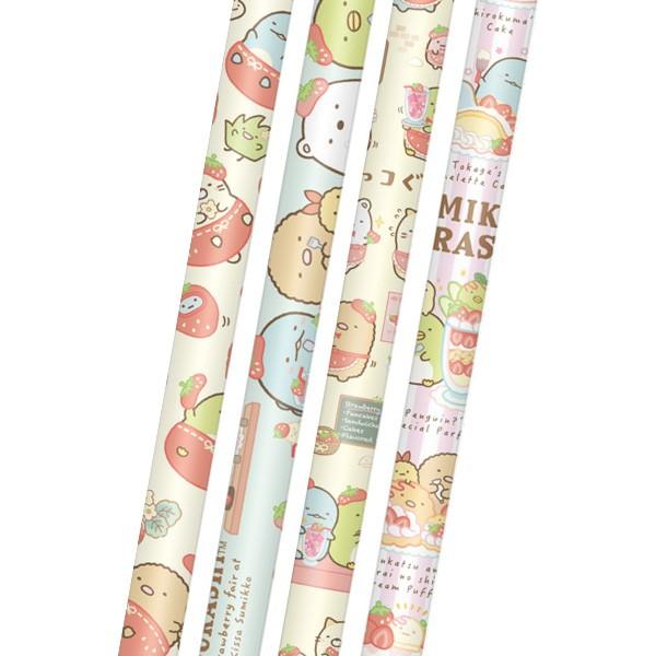 すみっコぐらし 喫茶すみっコでいちごフェアテーマ 鉛筆 B 4本セット Pn 52 ビッグスターネットショップ 通販 Yahoo ショッピング