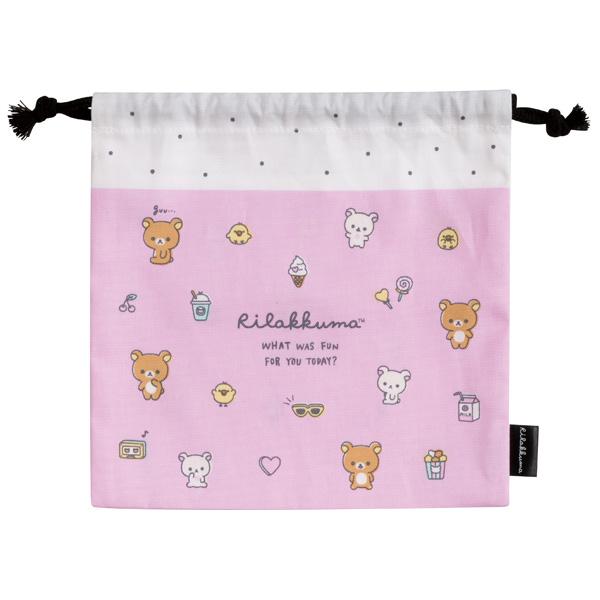 リラックマ 巾着 ピンクミニアイテム Ca 品質満点