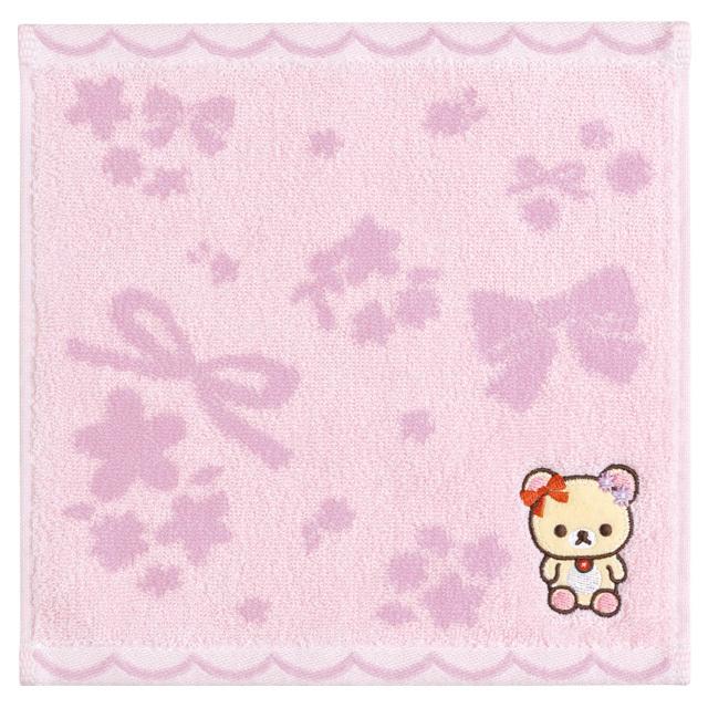 気質アップ 7月上旬 中旬入荷 リラックマ キャラミックス ミニタオル リボンピンク Cm Aynaelda Com
