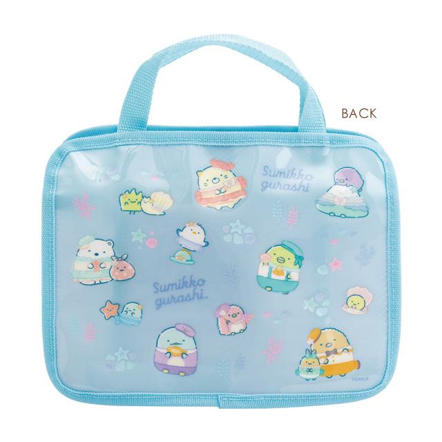 新品！未開封◆STASHER × PLAGE コラボレーションセット San-X すみっコぐらし ぺんぎんラグーンテーマ ビニールバッグ
