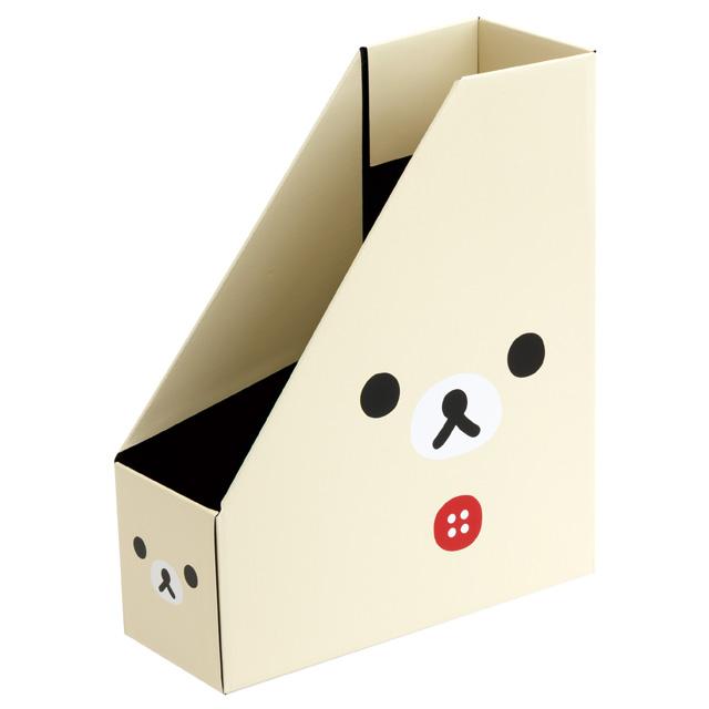 リラックマ　コリラックマ　ファイルボックス　4点セット　サンエックス　紙製 San-X（サンエックス） リラックマ キャラミックス 文具アイテム