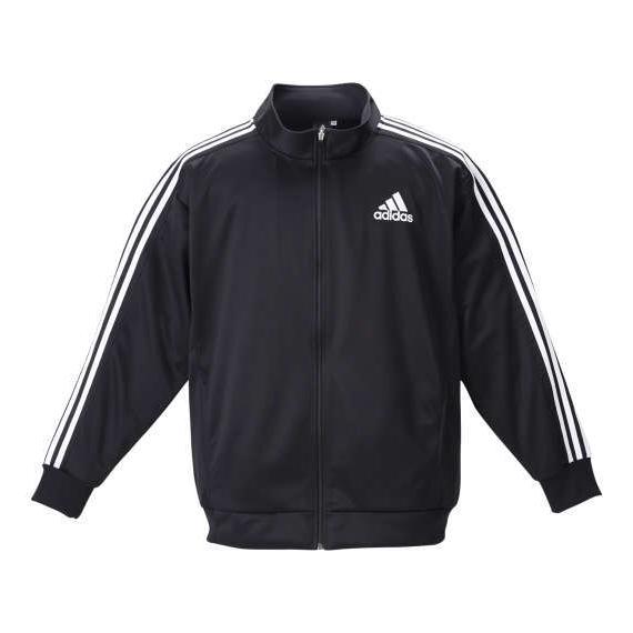 大きいサイズ メンズ adidas ウォームアップジャケット ブラック