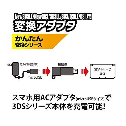 New3DSLL/New3DS/3DSLL/3DS/DSiLL/DSi用変換アダプタ かんたん変換シリーズ microUSB*3DSシリーズ用｜bigsun7｜05