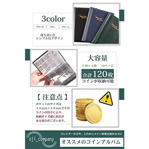 コインアルバム 記念硬貨 収納ケース コインホルダー 「 コイン 収集 アルバム 切手 ストックブック にもお使い頂けます 」 コイン アルバム  oji_company  (ブ｜bigsun7｜05