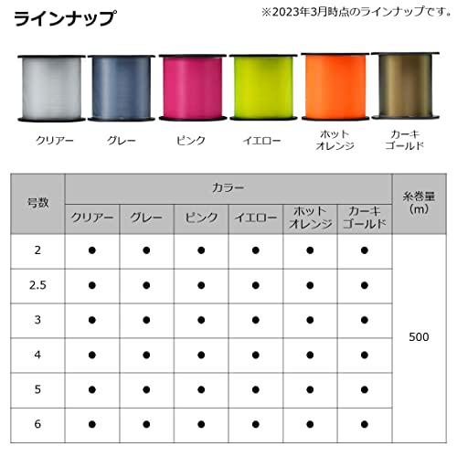 ダイワ(DAIWA) ボビン/ナイロンライン/道糸 ジャストロン 2号*6号 500m巻き 各種｜bigsun7｜07