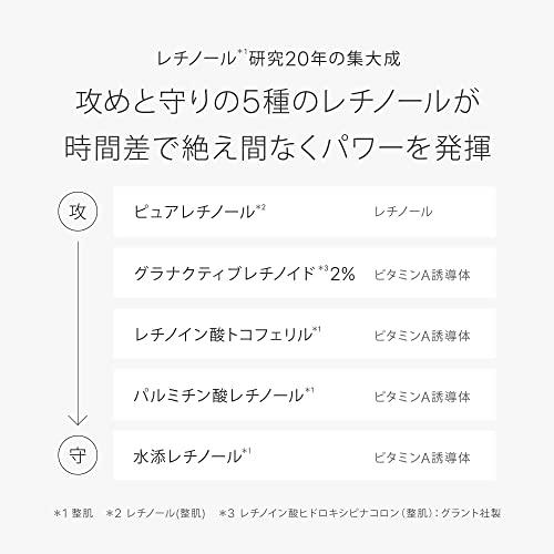 クリーム トゥヴェール レチノショット 0.1 30g 純粋レチノール グラナクティブレチノイド マトリキシル ペプチド ハリ｜bigsun7｜03