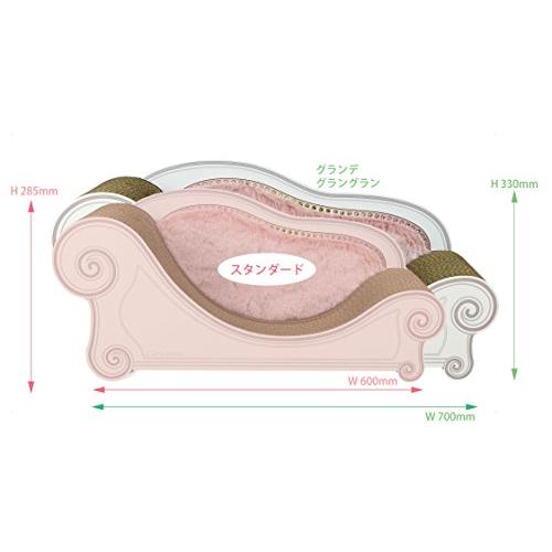 カリカリーナ 爪とぎ ルーチェ ペールピンク スタンダード｜bigsun7｜06