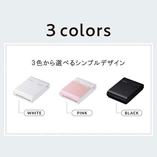 Canon　スマートフォン用プリンター　SELPHY　SQUARE　コンパクト)　QX10　シール紙　ホワイト(高耐久