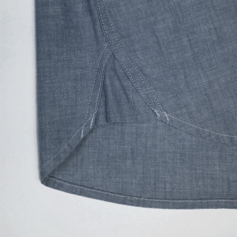 Cabourn ナイジェルケーボン　ベースボールシャツ / S-52 【バランタイン】 BASEBALL SHIRT　ブルー