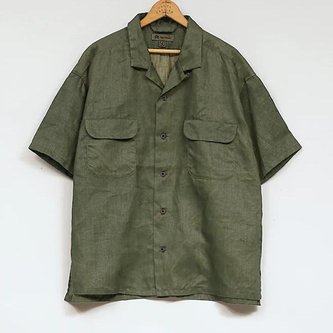 NIGEL CABOURN（ナイジェルケーボン） 56サイズ オープンカラーシャツ