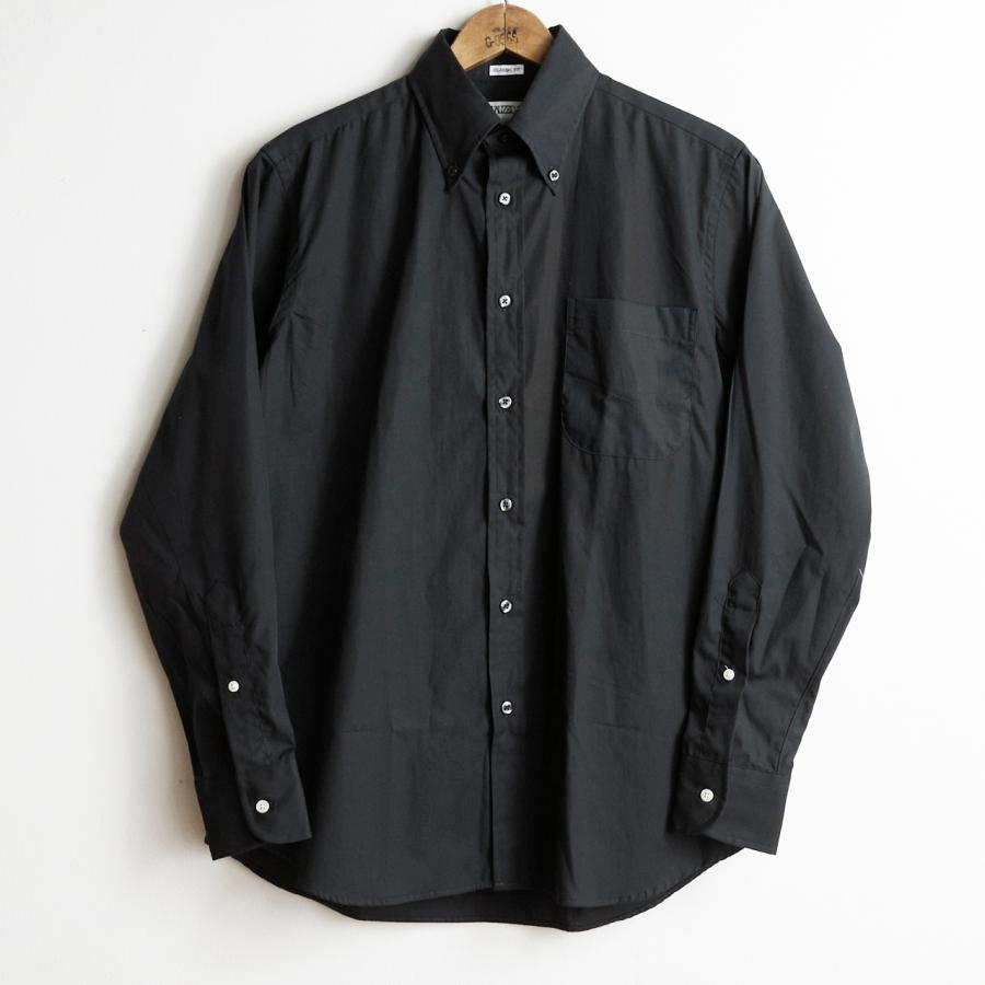 INDIVIDUALIZED SHIRTS ブラックリネンBDシャツ 15 INDIVIDUALIZED SHIRTS 【インディビジュアライズドシャツ