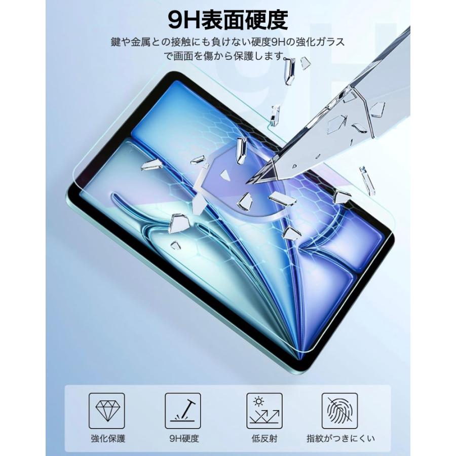 iPad ガラスフィルム Air11 Pro11(M5/M4) 第11世代 A16 第10世代 第9/8