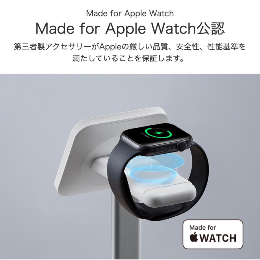 ESR ワイヤレス充電器 3in1 Apple公式認証 Magsafe 同時充電 ESR ワイヤレス充電器 3in1 Apple公式認証 Magsafe 同時充電