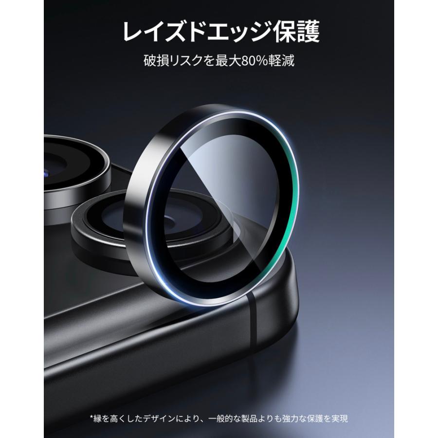 ESR iPhone 17 17 Pro 17 Pro Max 16 16 Plus 16Pro 16Pro MAX 15Pro 15Pro MAX 14Pro 14Pro Max カメラレンズフィルム カメラ保護フィルム 強化ガラス | ESR | 02