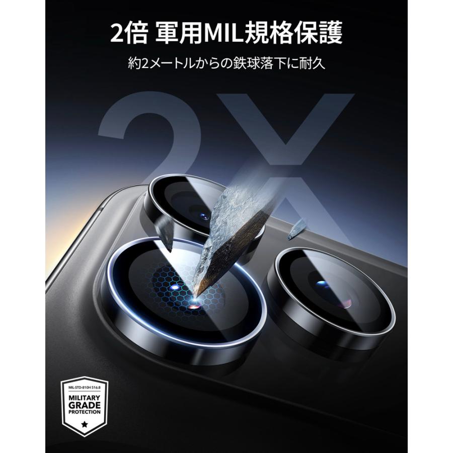 ESR iPhone 17 17 Pro 17 Pro Max 16 16 Plus 16Pro 16Pro MAX 15Pro 15Pro MAX 14Pro 14Pro Max カメラレンズフィルム カメラ保護フィルム 強化ガラス | ESR | 03