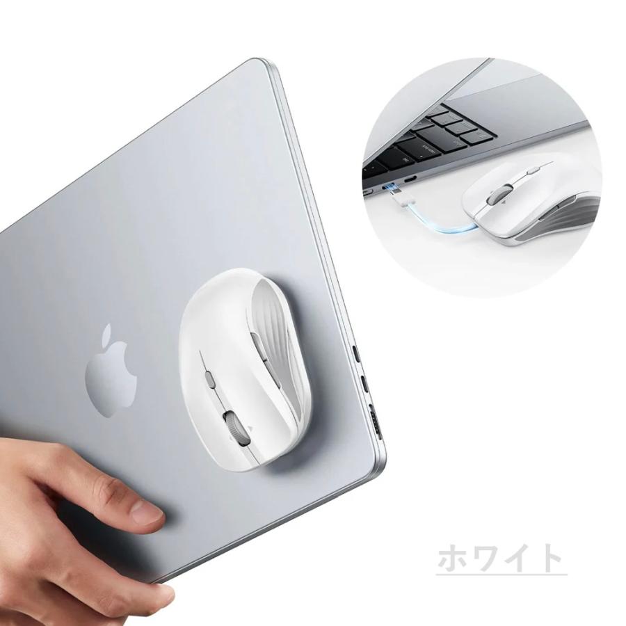 ESR ESR MagMouse ワイヤレスマウス 電池不要 レシーバー付属 ノート