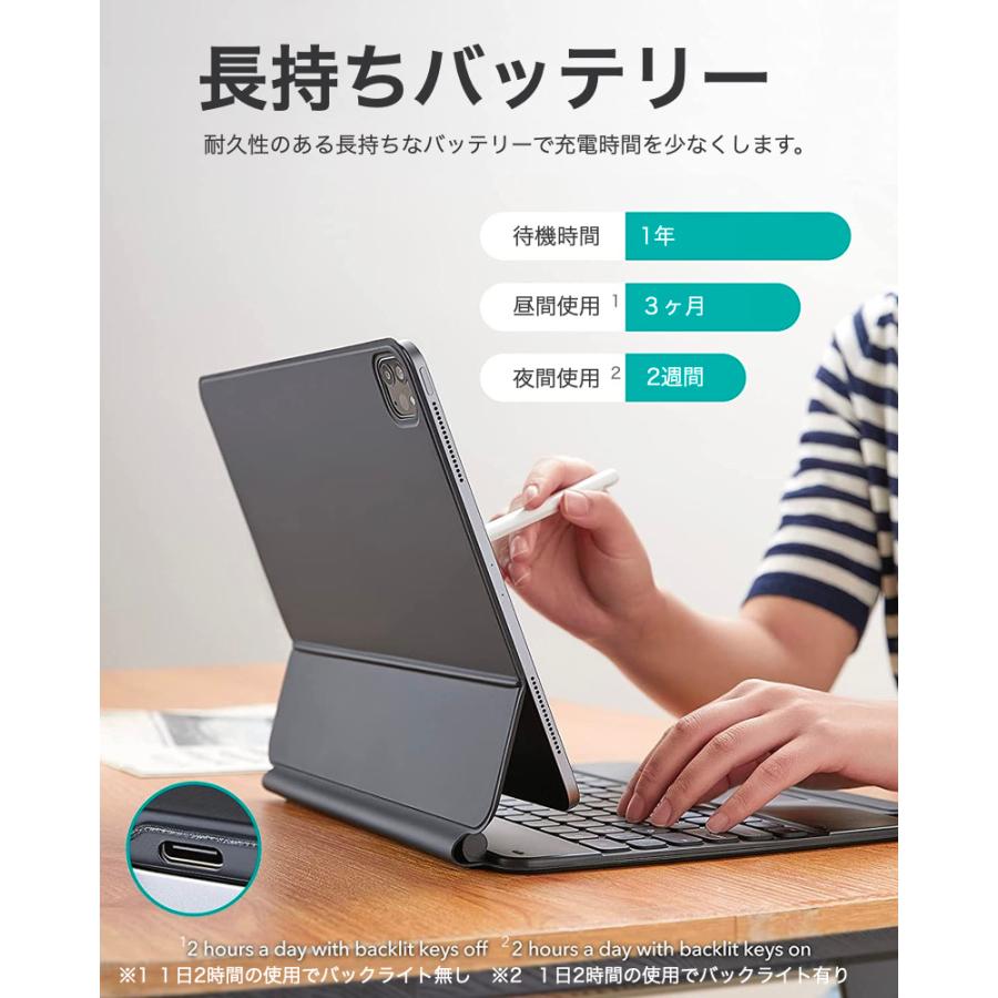 ESR iPad Air 11/13インチ(M3/M2) キーボード キーボードケース ESR iPad Air 11/13インチ(M3/M2) キーボード キーボードケース