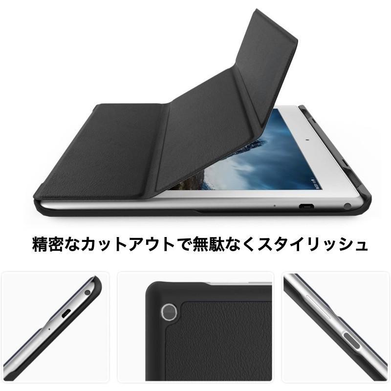 Lenovo Tab M10 B10 HD 10.1" 第2世代 (モデル番号：TB-X306F TB-X306X) カバー ケース オートスリープ機能付き 強化ガラスフィルム付き 保護フィルム｜bigupshop｜12