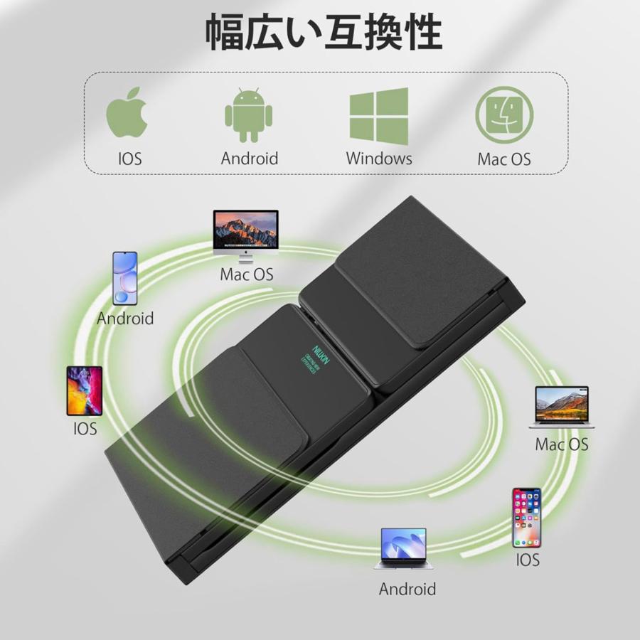 ESR Nillkin キーボード Bluetooth 折りたたみ式 ワイヤレス iPad