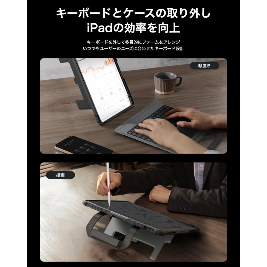 iPad キーボードケース Pro 13/Pro11インチ Air13/Air11インチ Air5