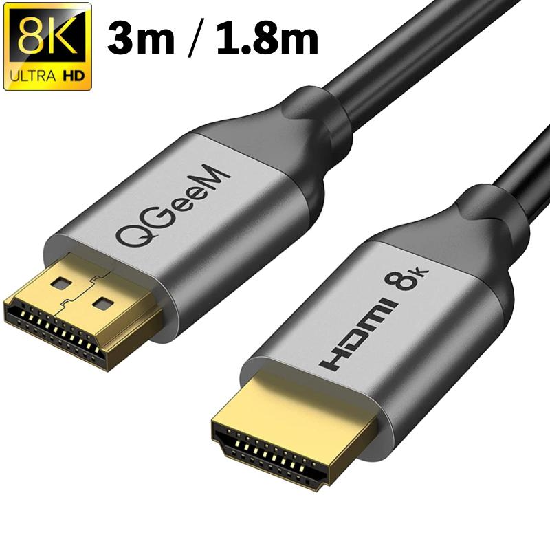 HDMI 2.1ケーブル 8K@60Hz 3m 1.8m 48Gbps HDMIコード Apple TV
