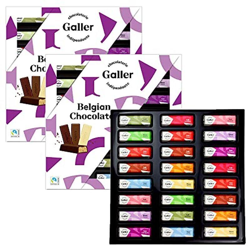 Galler ガレー チョコレート ベルギー王室御用達 3箱セット 11種24本入り ミニバーギフトボックス 【SALE／75%OFF】 出産祝いなども豊富