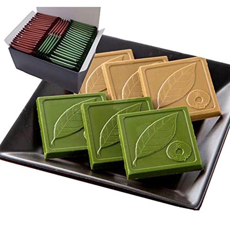 7119円 ランキング上位のプレゼント きよ泉 バレンタイン 宇治抹茶チョコレート ほうじ茶チョコレート 合計50枚入り 洋菓子ギフト 板チョコ チョコレートギフト 京都 個包装