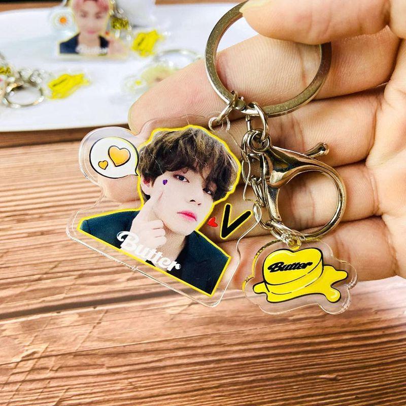 Bts キーホルダー 防弾少年団 グッズ Butter キーチェーン キャラクター アクリルキーリング アクセサリー キャラクター かわいい ビッグウェイブ 通販 Yahoo ショッピング