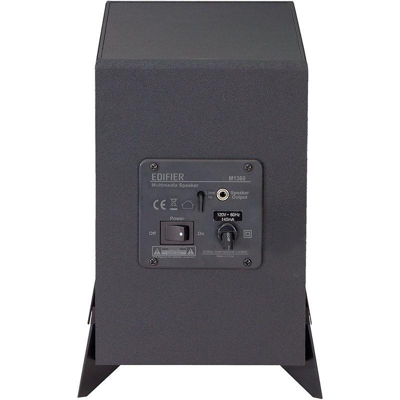 日本正規代理店品 Edifier 2 1ch ゲーミング マルチメディア用 アクティブ スピーカー ブラック Ed M1360 開店記念セール