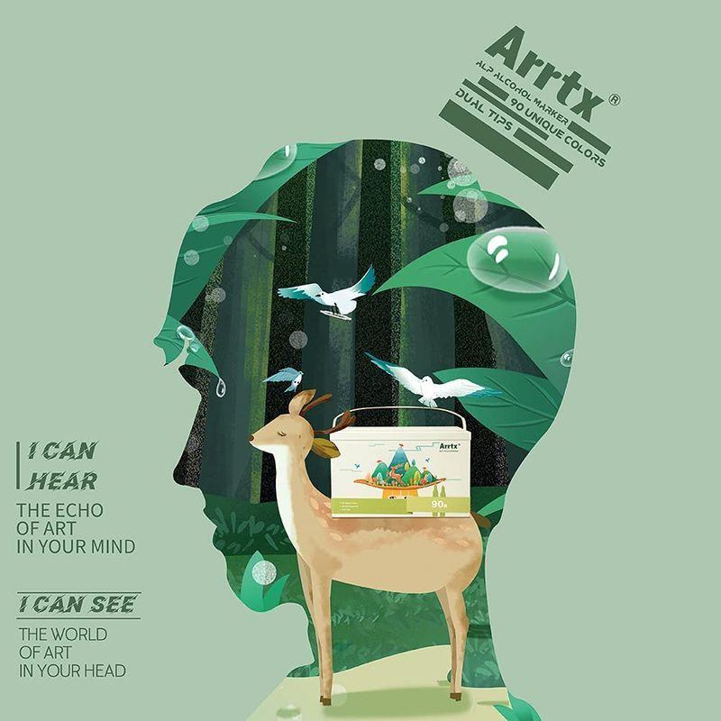 人気のクリスマスアイテムがいっぱい Arrtx Alpマーカーペン イラストマーカー アートマーカー 90色セット 2種類のペン先 太字 細字 防水速乾 コミック用 プレゼント 筆箱 Www We Job Com