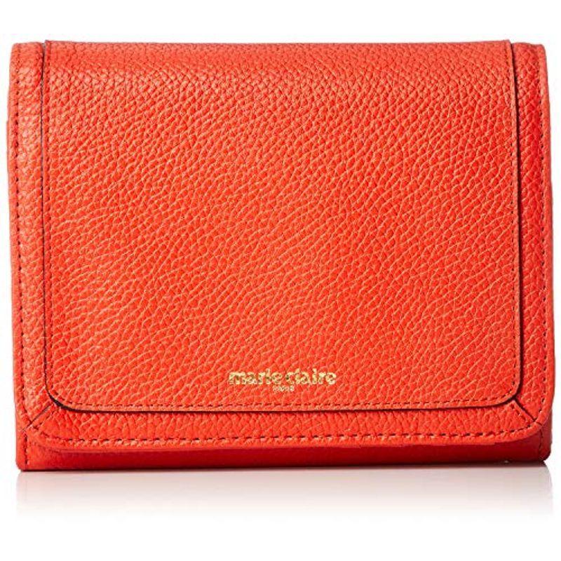 マリクレール 財布 2つ折り レディース 2つ折り財布 ブランド 本革 ファスナー付き小銭入れ 2つ折り ビッグウェイブのマリクレール ビッグウェイブ オレンジ ブランド 大容量 カルーゼル649 52 激安販促