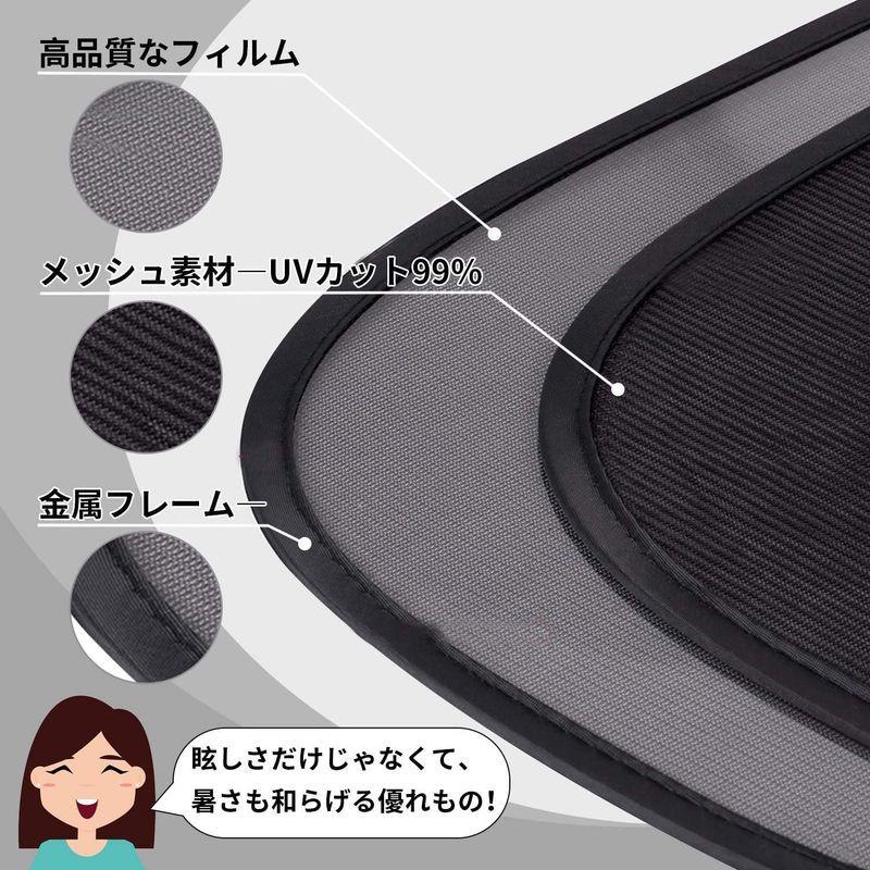 Gulugulu サンシェード Uvカット静電気 カーシェード 断熱 日除け 簡単着脱 紫外線カッ 車 車用 車窓日よけ 遮光 予約販売品 車