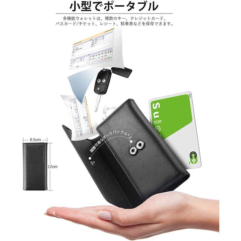 キーケース メンズ カードキーケース キーホルダースマートキー対応 車 軽自動車 六連 多機能 カード型 コンパクト 防水 小さい 薄型 シ ビッグウェイブ 通販 Yahoo ショッピング