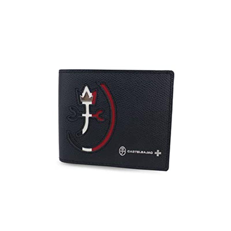 カステルバジャック CASTELBAJAC 二つ折り財布 カルネ 本革 メンズ レディース 32613 (ブラック)