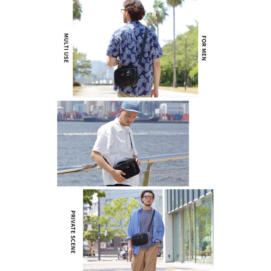 Evoon 公式 かわるショルダーバッグ 財布機能搭載 自立するポーチ付属