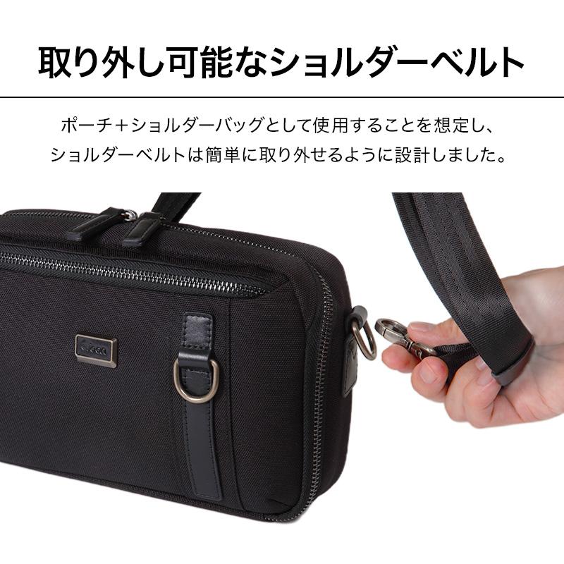 Evoon 公式 かわるショルダーバッグ 財布機能搭載 自立するポーチ付属