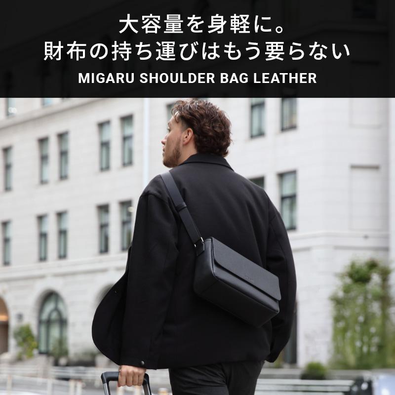 Evoon 公式 みがるショルダーバッグレザー 財布機能搭載 iPad11インチ