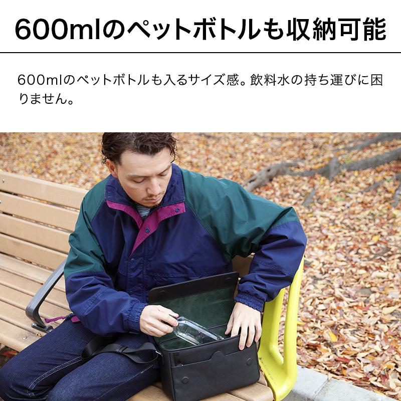 Evoon 公式 みがるショルダーバッグレザー 財布機能搭載 iPad11インチ